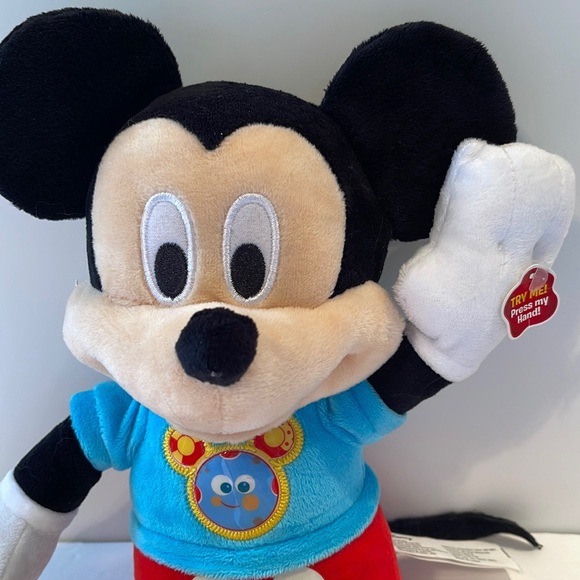 NWT Disney Talking Mickey Mouse Plush Toy - Picture 2 of 10